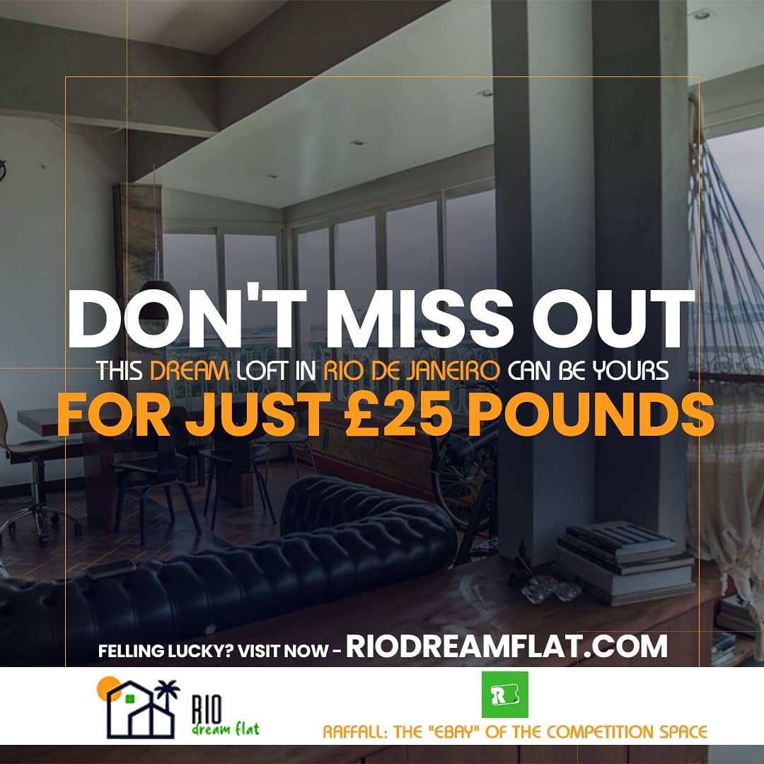 riodreamflat's tweet image. A new day, a new chance!! Do u wanna WIN AN APARTMENT IN RIO DE JANEIRO? Buy ur ticket raffles and good luck!!

#raffall #riodejaneiro #rj
#aterrodoflamengo #gloria #riodreamflat #beach #brazil #loft #carnival #beach #zonasul #raffle #apartment #realestate #london #flat #lgbtq