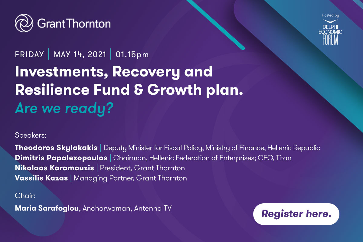 Join us on the 6th Delphi Economic Forum, talking about the implementation of the RRF, as an advisor of the Greek government. Register here: bit.ly/33gLU4j