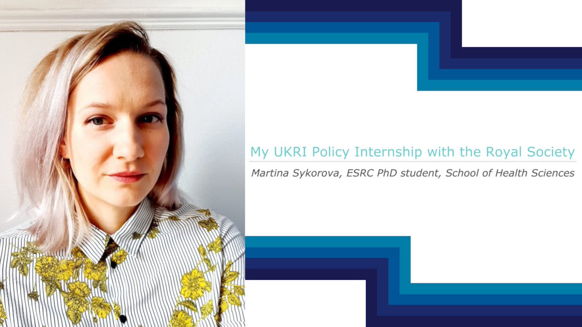 ResearchersUoN's tweet photo. "My internship exceeded all my expectations...I would strongly encourage all PhD students to apply"

On our blog: @MartinaSykor, @uonesrcdtc PhD candidate at @UoN_SHS, writes about her UKRI Policy Internship with @royalsociety

https://t.co/8rZeExJyKD

@UniofNottingham @UKRI_News https://t.co/0xRDv6Y5qG