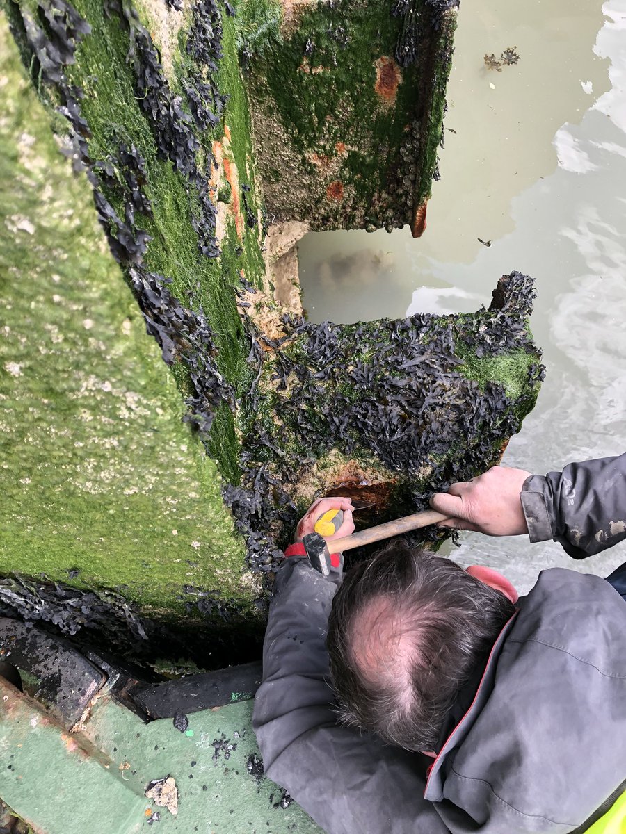 biji_sd's tweet image. Another great day of sampling #corrosionsamples with @MartinS_Rubble and @Drali_w. A true geologist with bleeding hands, @MartinS_Rubble. Lucky to be a part of the team.

*Newhaven_pilotboat
#Socorro #Interreg2sea #universityofbrighton