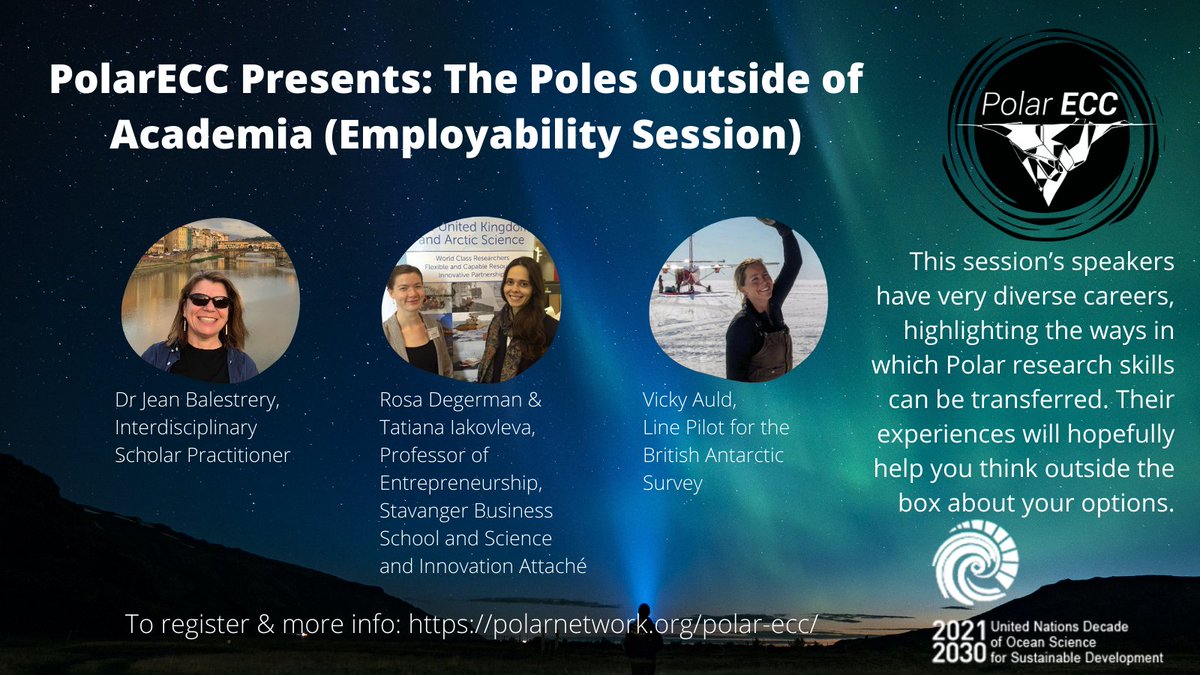 Really inspiring first talk by Dr Jean Balestrery about her pathway out of academica! There is still time to join us for our other speakers :) #PolarECC <a href="/UKPolarNetwork/">UK Polar Network</a> <a href="/UNOceanDecade/">UN Ocean Decade</a> <a href="/NERC_CAO/">ChangingArcticOcean</a>