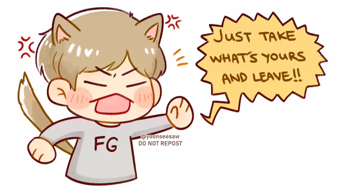 how they argue 🐱🐿🗯

#sope #btsfanart 