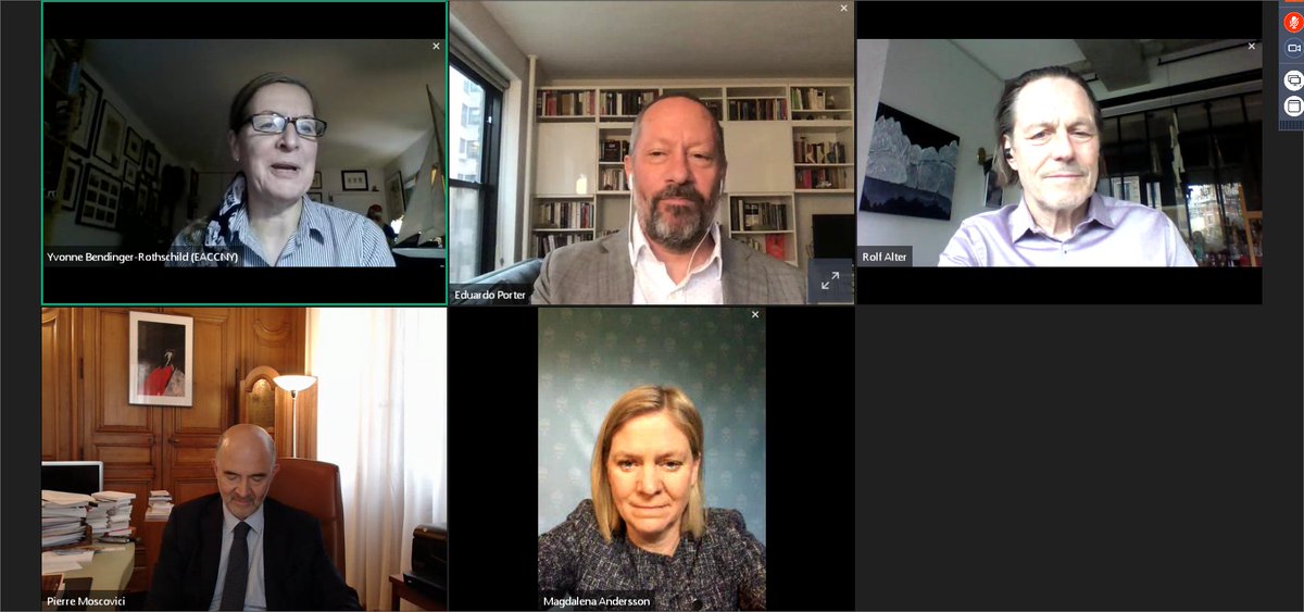 EACCNY's tweet photo. 🎦LIVE!! #COVID19, A Hard Look Back &amp; A Look Ahead:
-Lessons of the last 18 months, and what could we have done better? 
-How can we best prepare for the next #Pandemic?
SPEAKERS: @pierremoscovici @swedennewyork @portereduardo @raltergov 

RSVP/watch here:
https://t.co/QIsSbG8Ubn https://t.co/E242bR3UkR