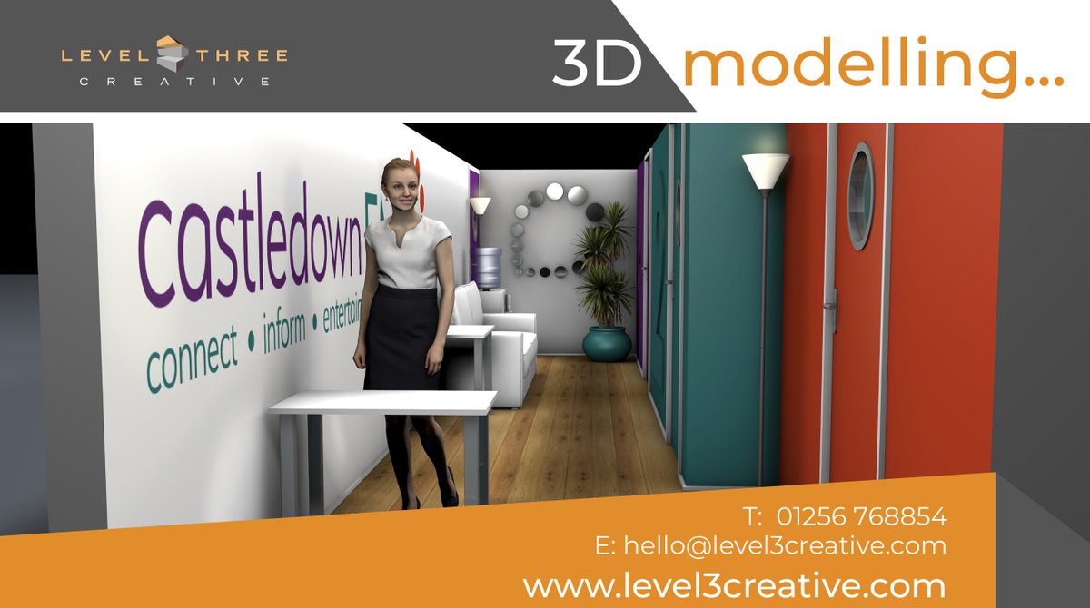 3D visualisations
#castledownfm Radio Studio interior design :)  
Level 3 Creative - Hampshire, UK.
#interior #design #3Dvisualisations #3dimages
<a href="/L3_create/">level3creative.com</a> level3creative.com