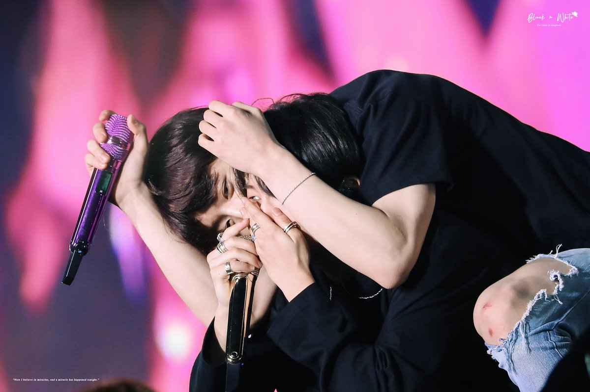 starljight's tweet photo. people celebrating the day jungkook bited jimin's ear is a good moment to come back on twitter https://t.co/rAyXkpABvc