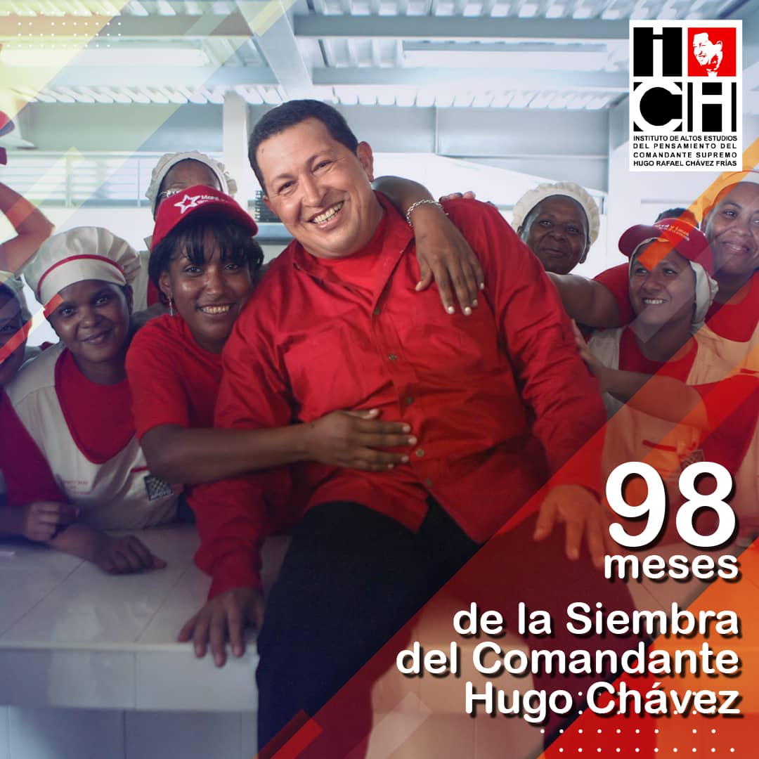InstitutoHugoCH's tweet photo. Al conmemorarse #98MesesDeTuSiembraComandante en este mes de las madres, tu abrazo solidario nos sigue acompañando; y amparados en el profundo amor que prodigaste hacia la mujer venezolana que pare la Patria, no descansamos en defensa de tu legado.
#CuidemonosTodo https://t.co/lPSsxxhvIG