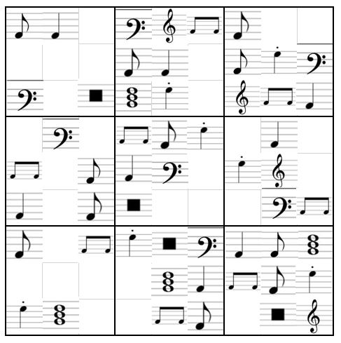To celebrate we have a #music #sudoku for you today! 🥳🎺🎵

Can you solve this puzzle using 9 musical notes and symbols? Get those brains 🧠 in gear and DM or post your answers below #LetsGetDigital