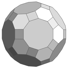 Another grayscale graphic for the polyhedra book. There are 75 uniform polyhedra to create plus their duals. One polyhedron at a time....