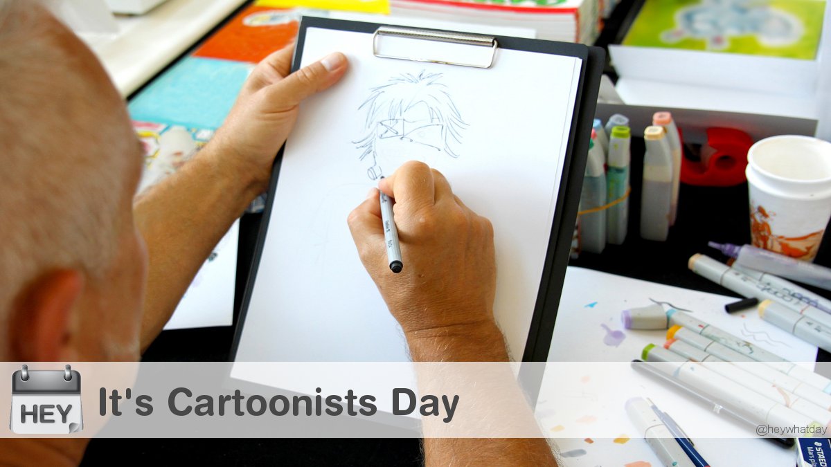 It's Cartoonists Day! 
#CartoonistsDay #NationalCartoonistsDay #Art