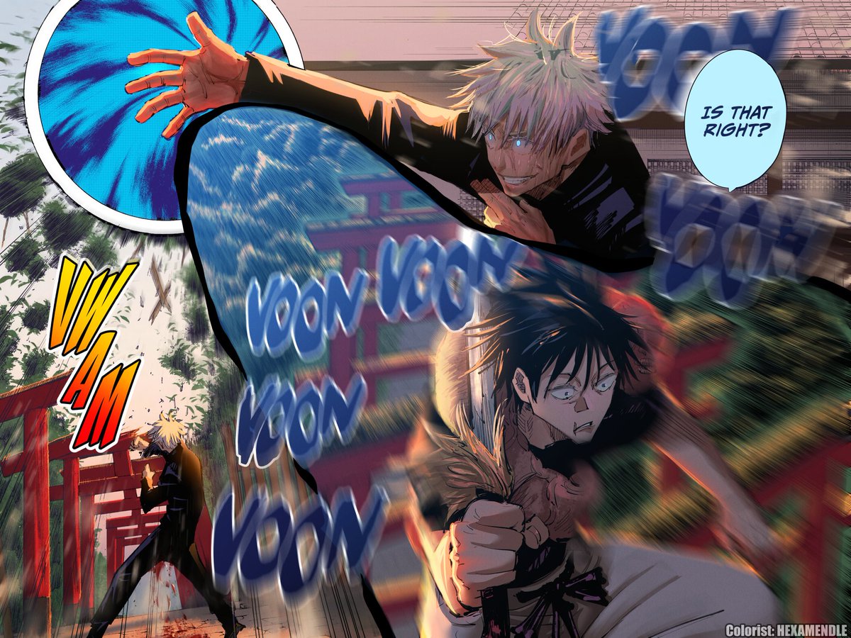 Hexamendle Gojo Toji Manga Jujutsu Kaisen Ch 71 Jujutsukaisen 呪術廻戦 Jjk