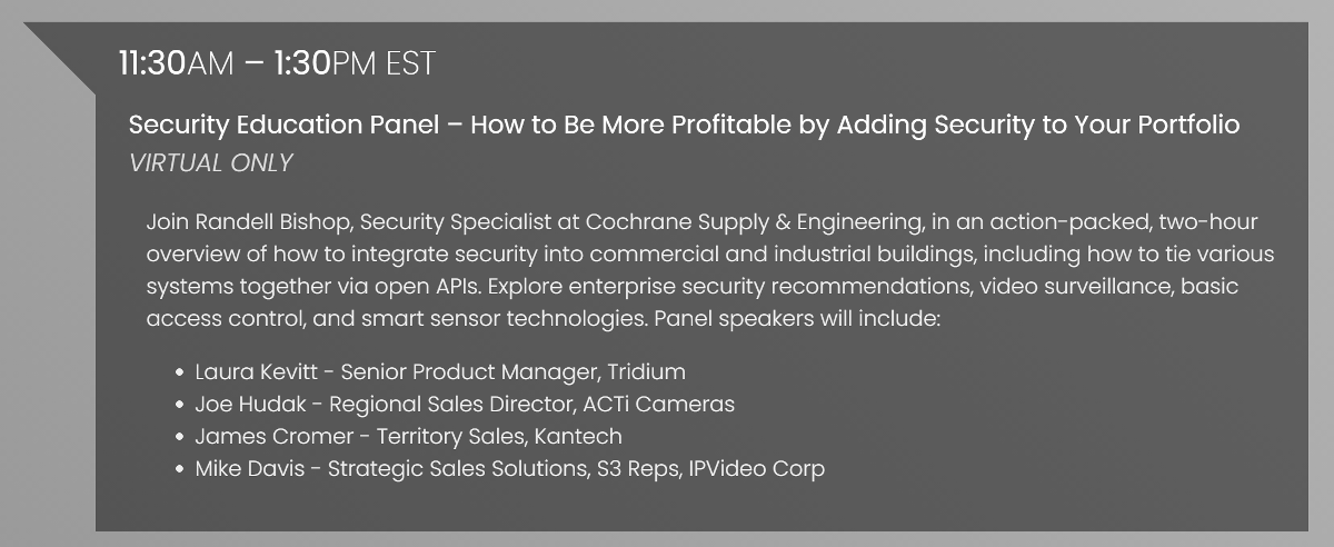 Cimetrics's tweet image. An interesting discussion on Security Education Panel - how to integrate security into commercial and industrial buildings. controlscon.com #cybersecurity #controlscon