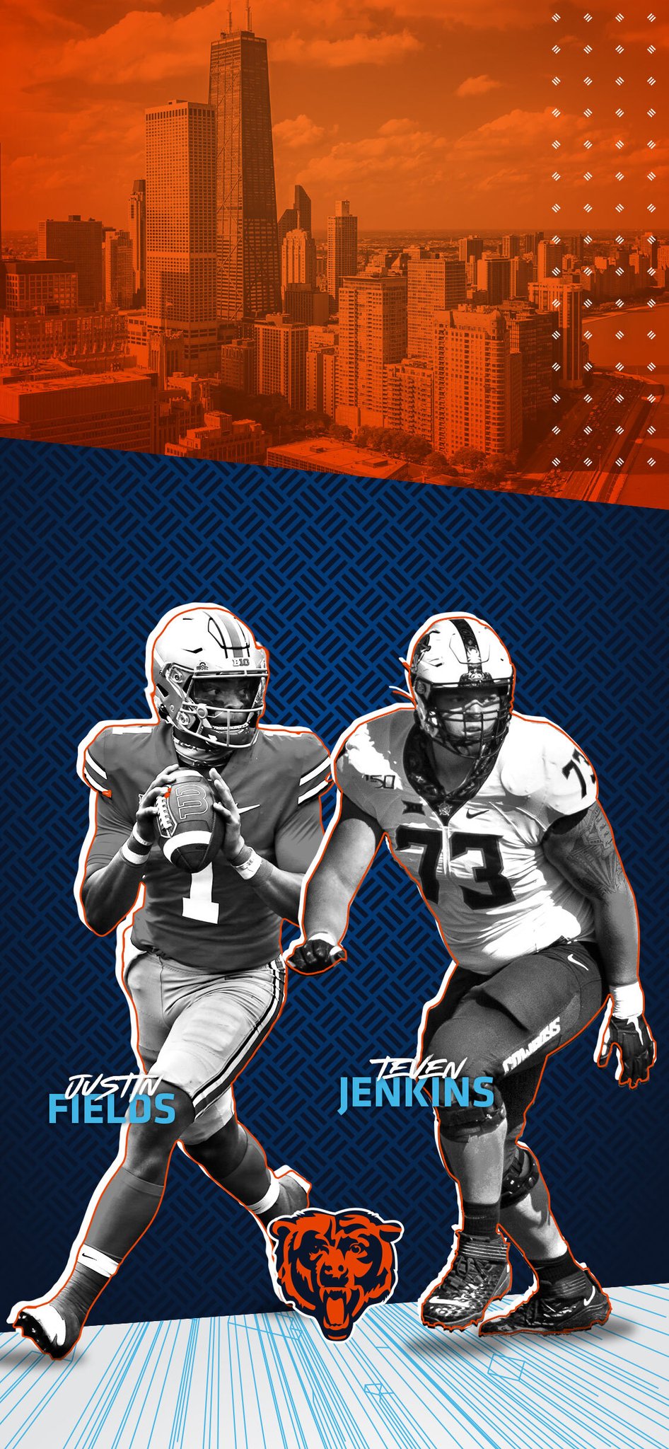 Chicago Bears On Twitter New Guys New Screens Wallpaperwednesday Dabears