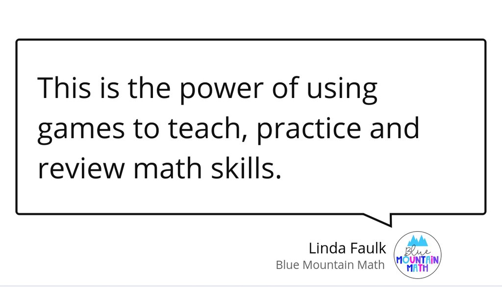 BlueMtMath's tweet image. This is the power of using games to teach, practice and review math skills.

Read the full article: Try a Strategy Review Game : Give and Take
▸ lttr.ai/f92u

#PowerpointReviewGame #PopularTeamGames #StrugglingLearner #FreeHomeworkPass #OffersImportantPractice
