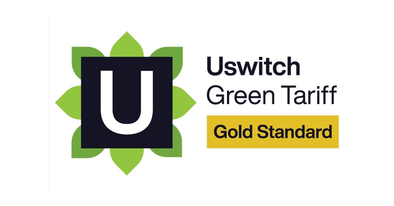 BritishGas's tweet photo. We’re proud to share that our Green Future Tariff has been awarded the Gold Standard @UswitchUK Green accreditation 💚

This means it’s one of the greenest tariffs to power your home &amp; protect our planet with 100% renewable electricity &amp; support for global conservation projects.