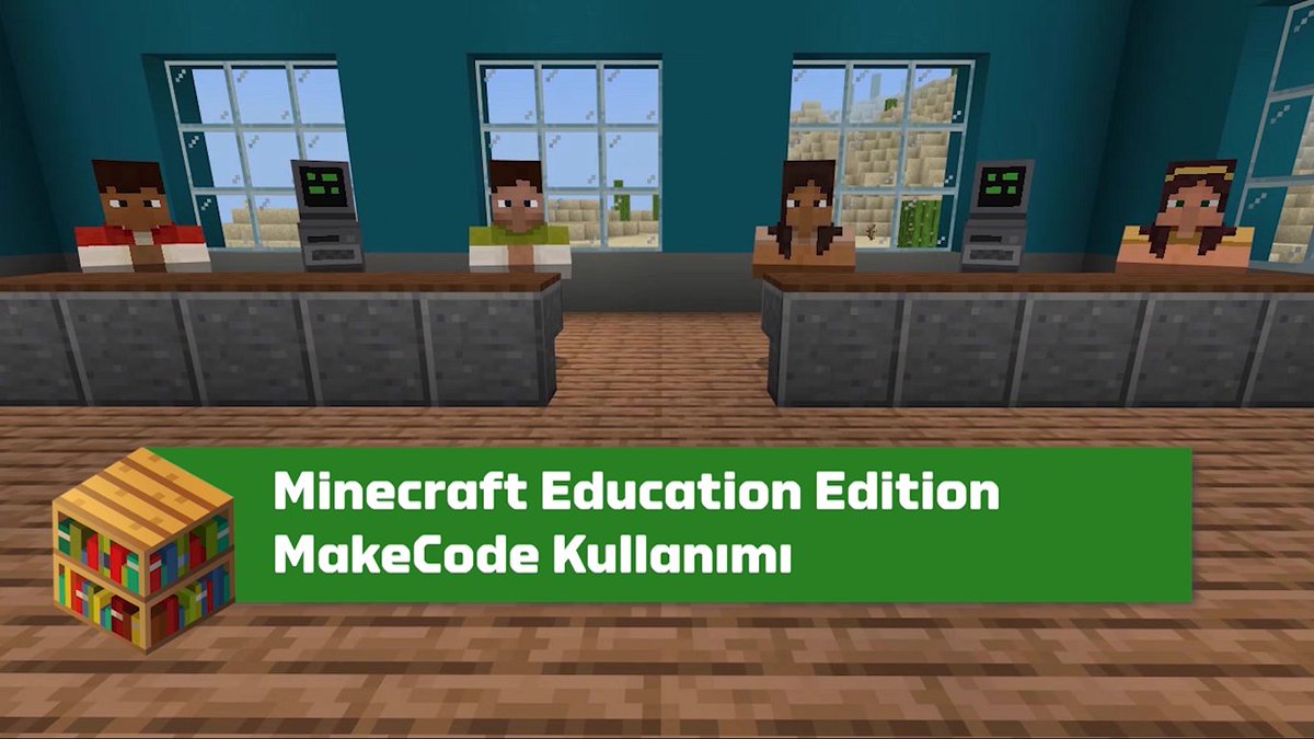 minecraftedutr's tweet photo. 💎Minecraft Education'un kodlama aracı olan #MakeCode kullanımını anlattığım yeni video yayında!

📺 https://t.co/Ip1sPff3iL

#MicrosoftEDU #MIEExpert #STEM #AppleEDU #GoogleEdu #EdTech #MinecraftEdu #MSFEduChat #AppleEDUchat @PlayCraftLearn @MicrosoftTR https://t.co/PENdbYy9Vf