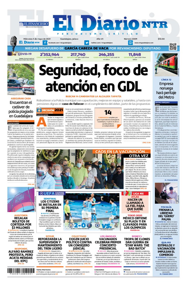 cabanillas75's tweet photo. @JessicaPil para @NTRGuadalajara entrevistó a cada uno de los 14 candidat@s a GDL. Se despliega un resumen en el impreso y puede leer el trabajo completo con sus propuestas, detalles poco divulgados que nos compartieron y preguntas a botepronto. Aquí 👇 https://t.co/dhGjJoX2BK https://t.co/yG2rI6MHHK