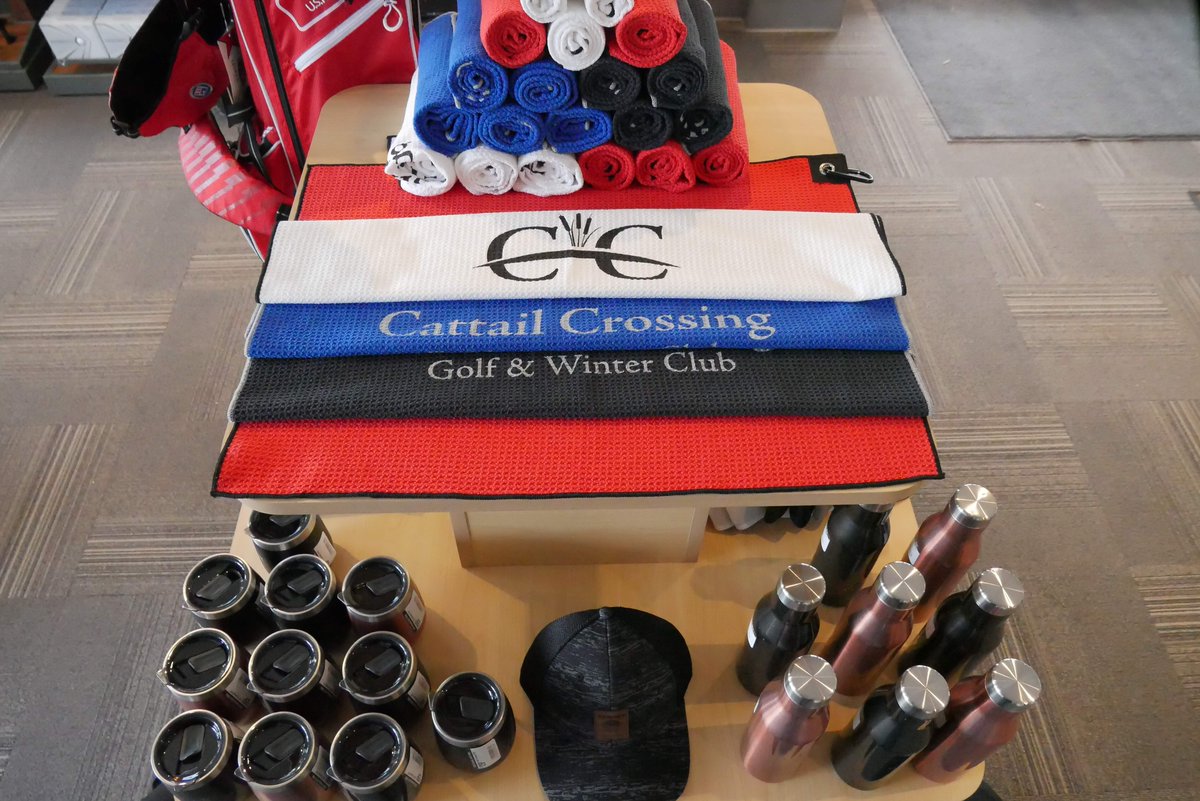 Be sure to stop by the Pro Shop next time you're here for all your Cattail Swag!

-

#golf #golfproshop #cattailcrossinggolf #proshop #swag #golfswag #yeggolf