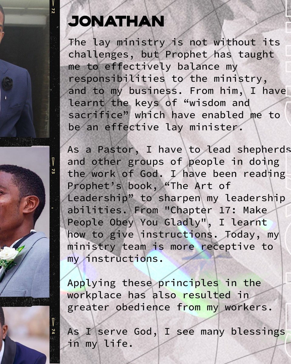FirstLoveCenter's tweet photo. "Testimonies, Episode 5: Business and the Ministry" introduces us to a businessman who has also taken the work of the ministry as his life's mission.

It's a great read, and we are sure you will be blessed!

#IAmGratefulForBishopDag https://t.co/xY94zx6RrS
