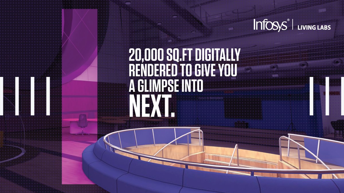 Infosys's tweet photo. It’s the next made real, and reality made virtual. Next is Here. And it’s time for you to experience it. https://t.co/TVbmUDV7QE #VirtualLivingLabs #InfosysVLL #NextisHere https://t.co/kRO4CWZUSs