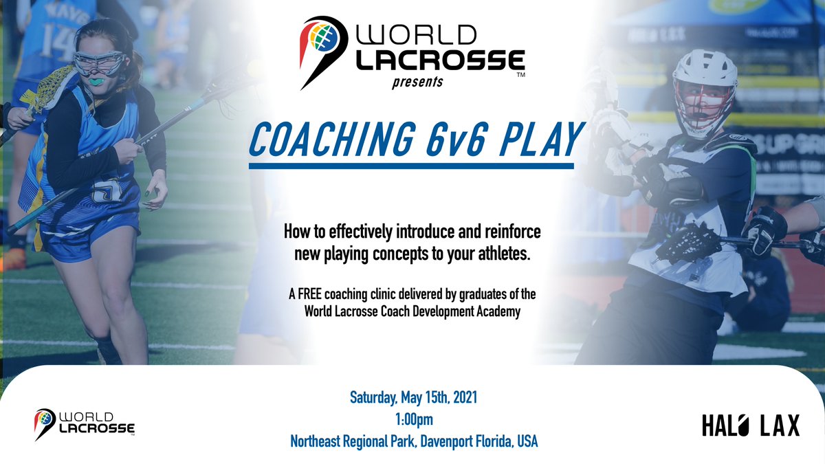 Graduates from WL's Coach Developer Academy will be hosting a FREE clinic for coaches in the Orlando, FL area on May 15th

📆 Want to attend?
 Register at bit.ly/3ulTpD5