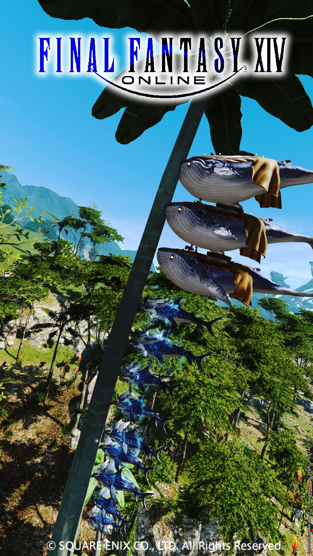 Ren Haduki 8bit スマホ壁紙つくった ロゴいれただけ Ff14鯉のぼり21 Ff14 Ffxiv Ff14壁紙 T Co Vw8di2zgzx Twitter