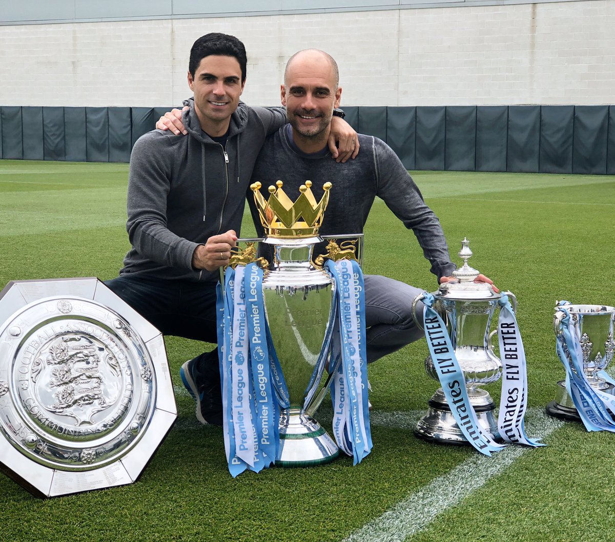 In 2018/19, Pep won the first ever English domestic treble, and became the first Manchester City manager to win multiple league titlesA combined 198 points in the 2018/19 season and the previous one