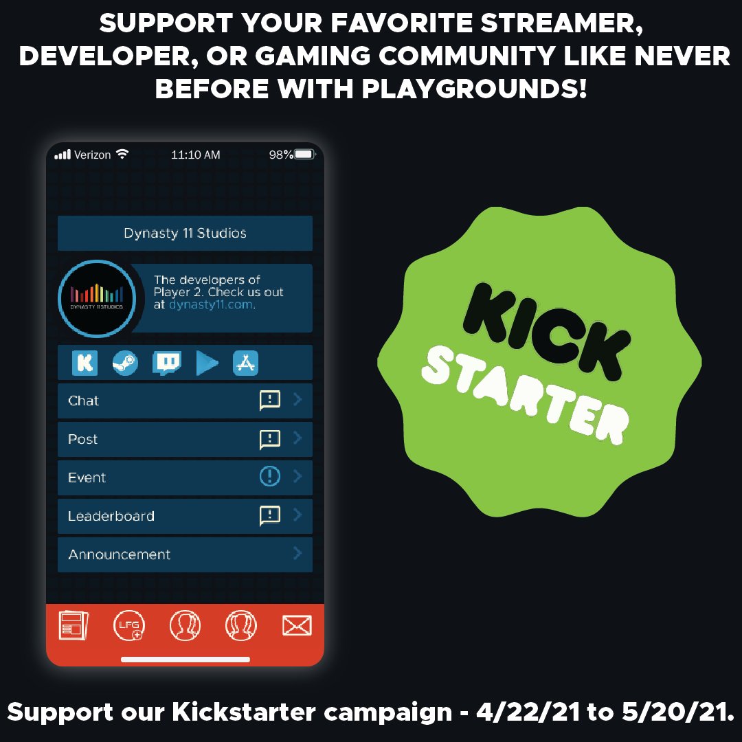 Player2theapp's tweet photo. Player 2 provides the best platform to interact with creators!

Support us and back our Kickstarter 

#player2 #gaming #gaminglife #gamergirl #gamers #videogames #games #game #ps #playstation #play #xbox #xboxone #nintendoswitch #nintendo #pc #pcgaming #streamer #twitch #esports https://t.co/sbwMpI1Evm