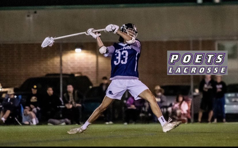 Introducing Ethan Koers! From Irvine, CA, Ethan played his high school lacrosse at Northwood High School #poets2025 #poetpride #whittieriscoming ✒️🌴🥍😎