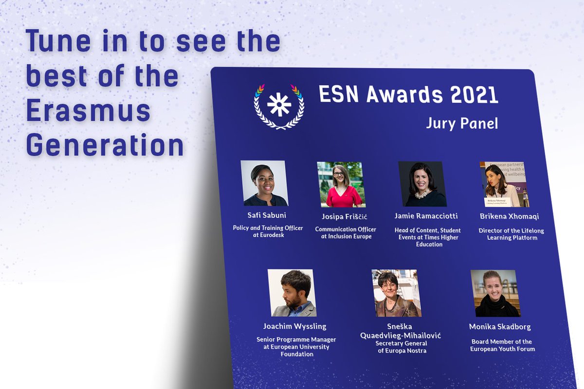 For the 1️⃣st time since 2008, the #ESNawards are honoured to bring in its #jury friends from outside of our organisation. 🤩 In total, we have received 254 applications from 26 national organisations throughout 14 categories! 👏