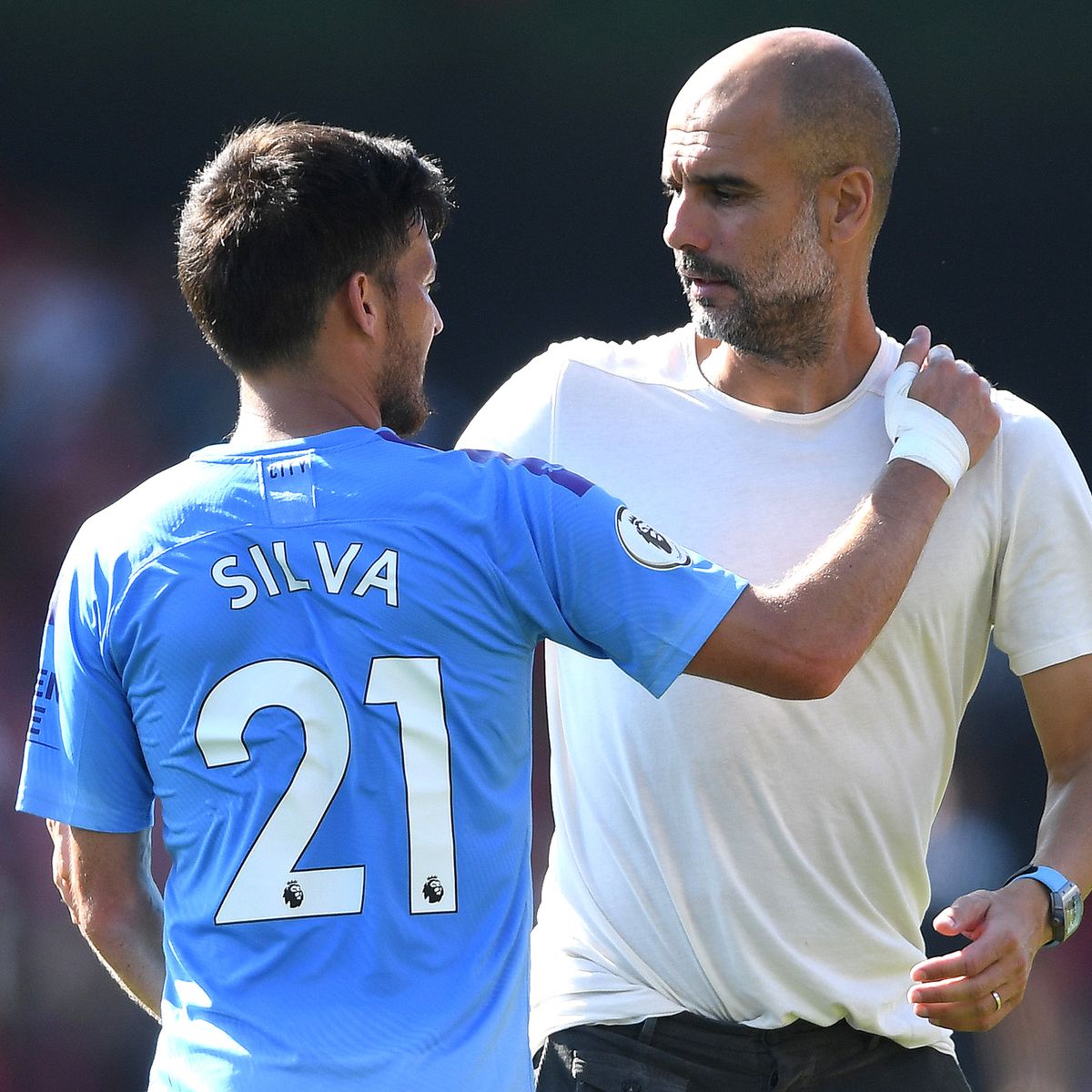 “I had been told really good things about him and he has lived up to them. He’s the best manager I have ever had. He’s really hard driven. He pushes everybody. But if you want to get to the very highest level, it’s good for you.” - David Silva