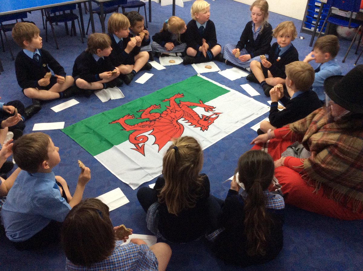 A wonderful taste of Welsh life for the Year 1 children <a href="/StMargaretsPrep/">St Margaret's Prep Calne</a>. Facts were shared on daffodils, Welsh cakes were eaten and a visit from Myfanwy was a great source of information and entertainment. She rose to the challenge of pronouncing the longest place name in Wales!
