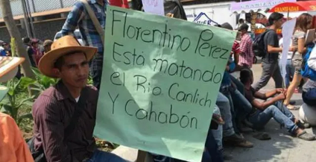 PabloFerpecto's tweet photo. No me gusta, ni me meto con nada de futbol, pero me molesta cuando veo que Real Madrid, Hala Madrid o algo parecido está como TT en Guatemala cuando el río Cahabón y otras cuencas, están muriendo gracias al dueño del equipo, Florentino Pérez. https://t.co/som7CJH9HX