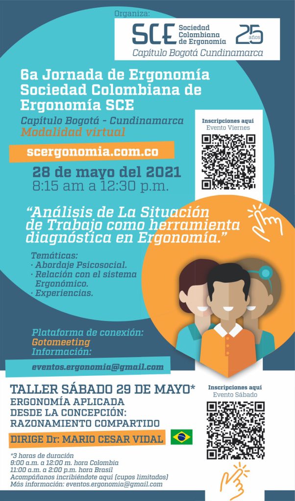 SCErgonomia's tweet photo. La SCE invita https://t.co/NVmGzHHcAA