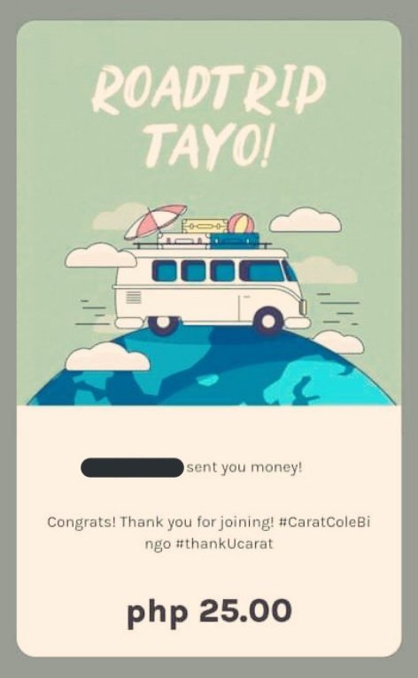 popluckluna's tweet photo. thank youuu so much @caratcolegives sa pa bingo!! happy 4th motmot po🎊 more sponsors and joiners to come po💖 #CaratColeBingo #thankUcarat #tycole https://t.co/lh1jgF5KqM