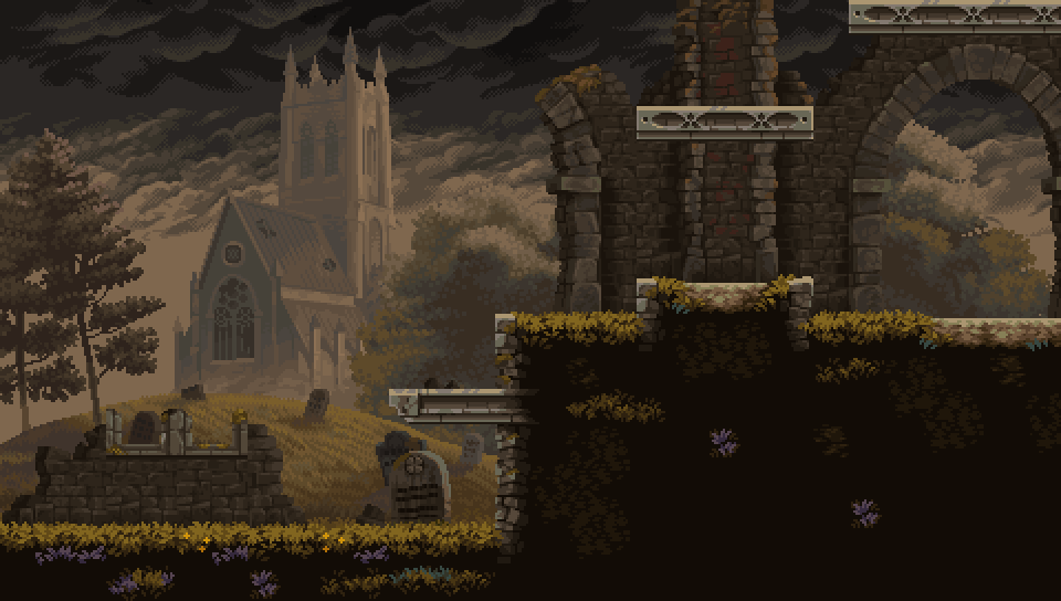 cyangmou's tweet photo. Background art with atmospheric lighting scenarios I created for The Mummy Demastered.

#pixelart #gameart https://t.co/LLQhAdgP90