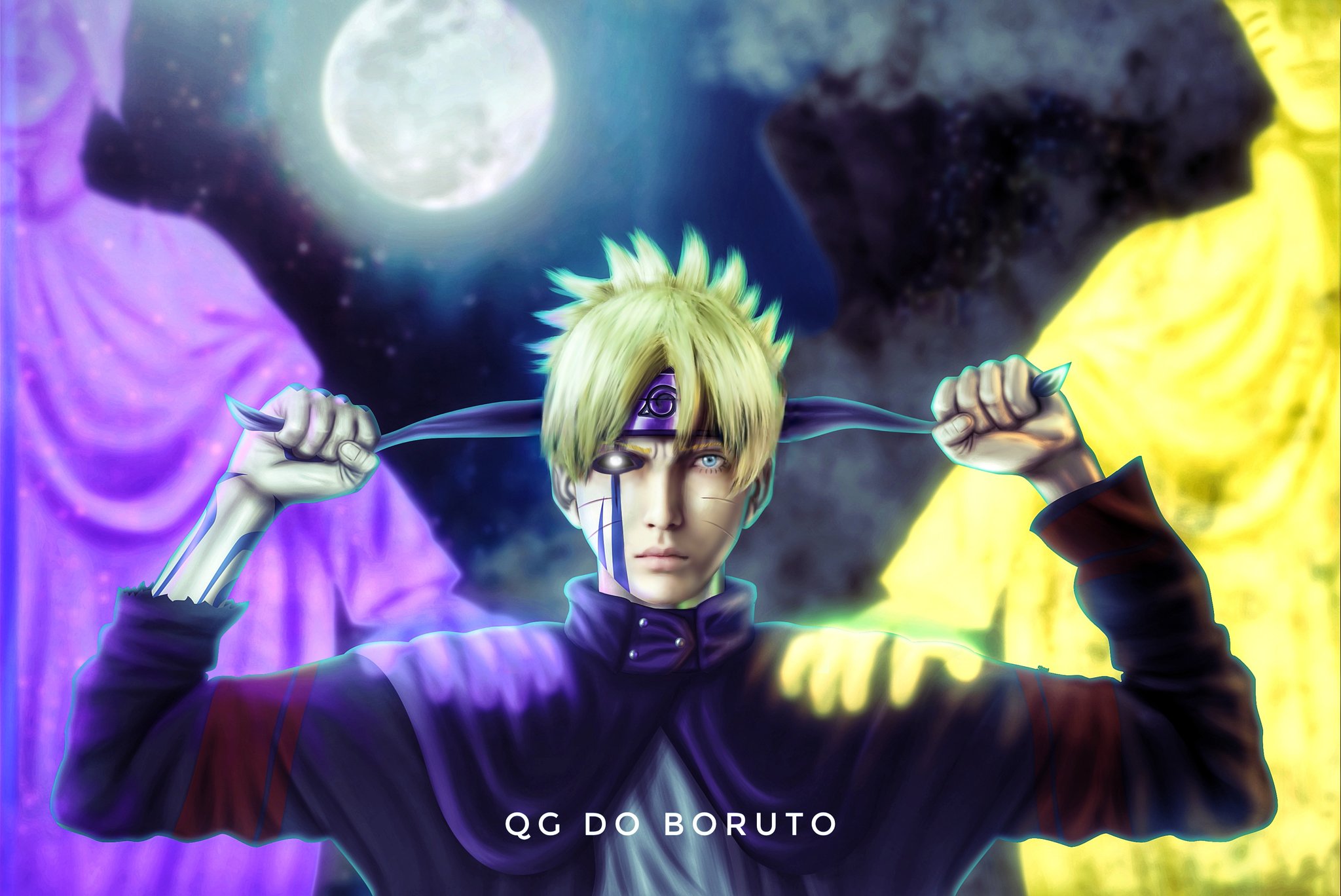 Canal QG Nerd🇧🇷🇻🇦 على X: Boruto Karma v2 #borutofanart