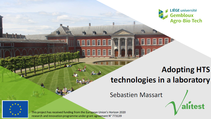 ValitestProject's tweet photo. Yesterday was the last webinar of the series on #HTS. @Be_Phytopath gave some insights on how to adopt HTS technologies in a laboratory.
➡️The recording of the webinar will soon be available here and on the #VALITEST website https://t.co/B4Nb3pgYqt https://t.co/czwd5pi9ml