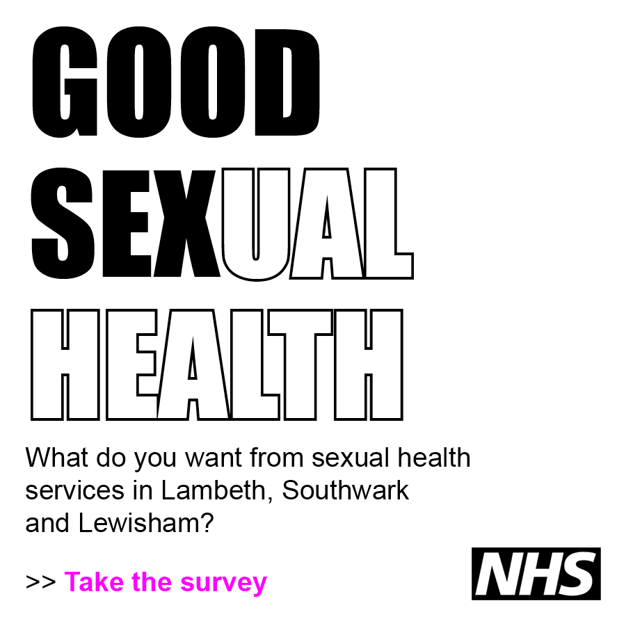 Help get #BetterSexualHealth in #Lambeth #Southwark &amp; #Lewisham: take this quick &amp; anonymous survey to tell the NHS what you want from services: surveymonkey.co.uk/r/TVNH2CX You could win a £10 Love2Shop voucher