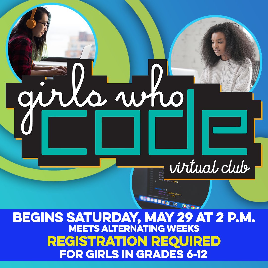 Irving Library on Twitter "We will be offering a virtual summer camp