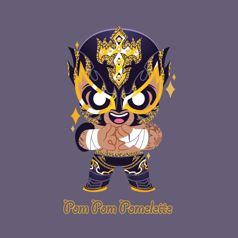 Tiny Bros made for @republicoflucha 

@PENTAELZEROM 
@ReyFenixMx 
#luchabrothers
#aew