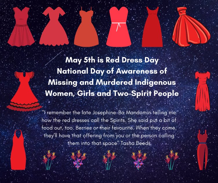 May 5th is Red Dress Day

Today we remember those who were taken from us before their time. You are loved. You are missed. You are not forgotten. You are forever in our hearts.

#MMIWG2SLGBTQQIA #MMIW #MMIWG #MMIWGActionNow