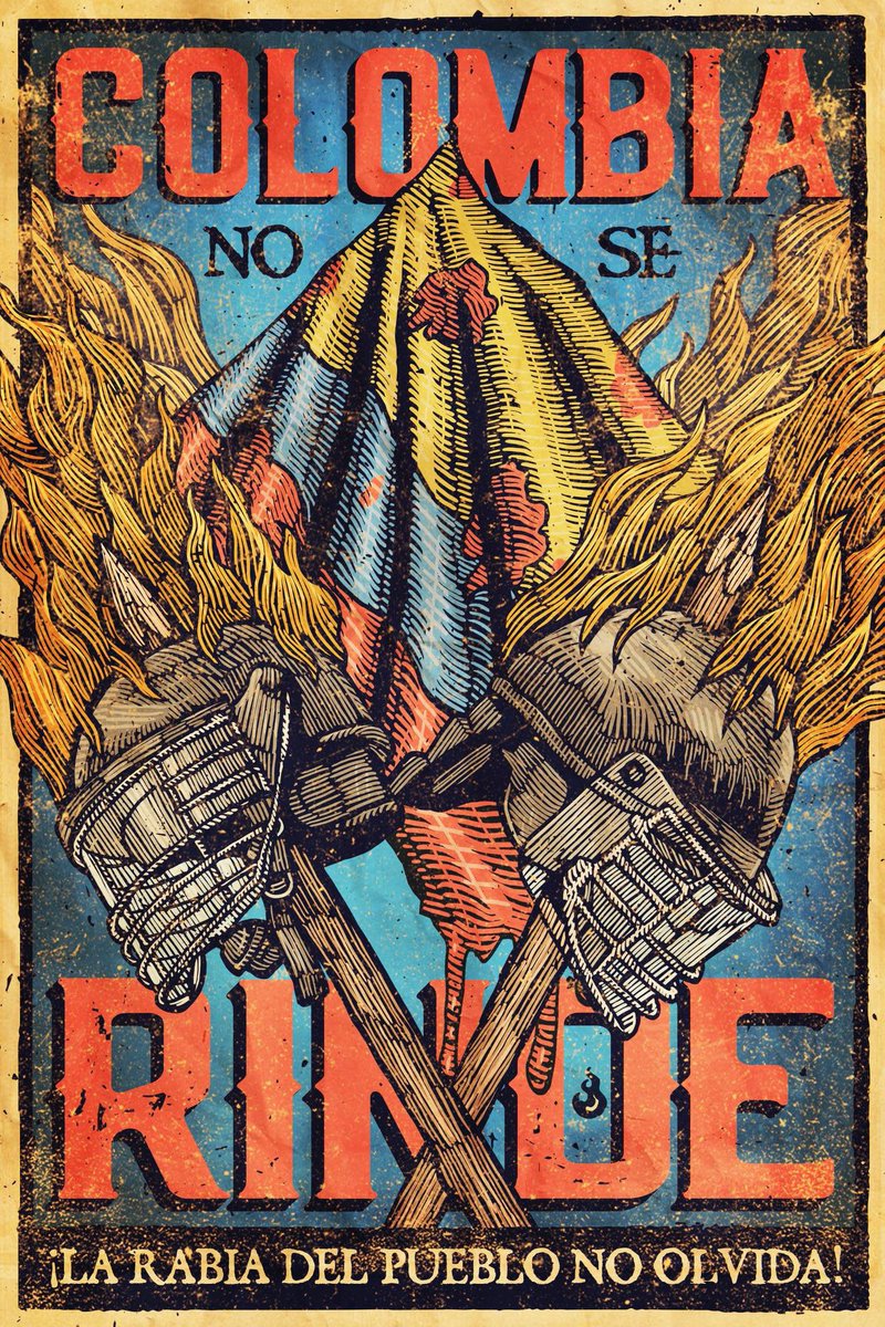 Colombia No Se Rinde! 
Estamos con ustedes!
Fuerza, amor y respeto!

Gran OM &amp; Co (Kloer)
May, 2021

#colombia #colombianoserinde #rabiaencolombia #fuerzacolombia #soscolombia #apoyoacolombia