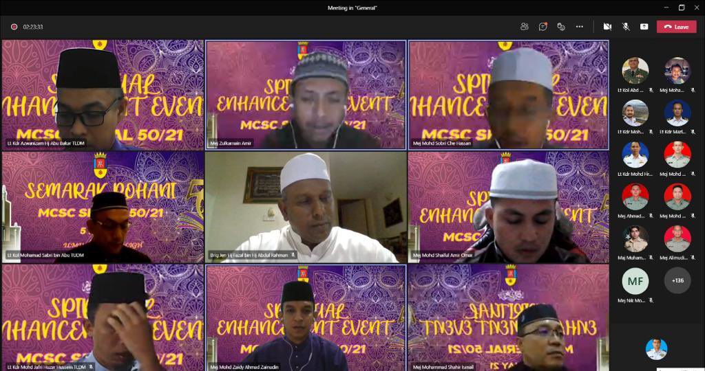 MAFSC_'s tweet photo. 05.05.2021. MAFSC Cohort 50/2021 Online Al Quran Recital Event. #Ramadhan #alquran #mafsc #puspahanas https://t.co/GPi8sOUPsp