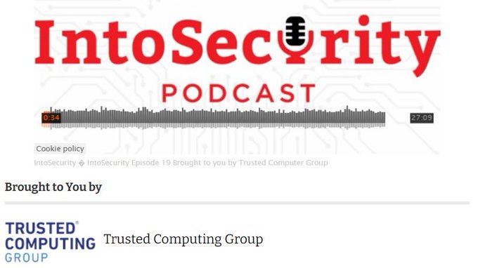 TrustedComputin's tweet image. 🎙️ @InfosecurityMag Podcast | Hardware Root of Trust.

Listen to the full podcast here: bit.ly/2SgAPy5 

#TrustedComputingGroup #security #podcast