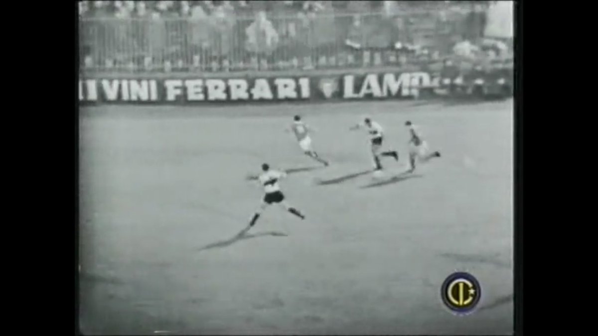Whenever Inter had the ball Fachetti and Jair would burst forward in the wide areas preferring to run at defenders and cutting on their Below you can see Fachetti making a run while in the next picture Jair dribbling past 2 players