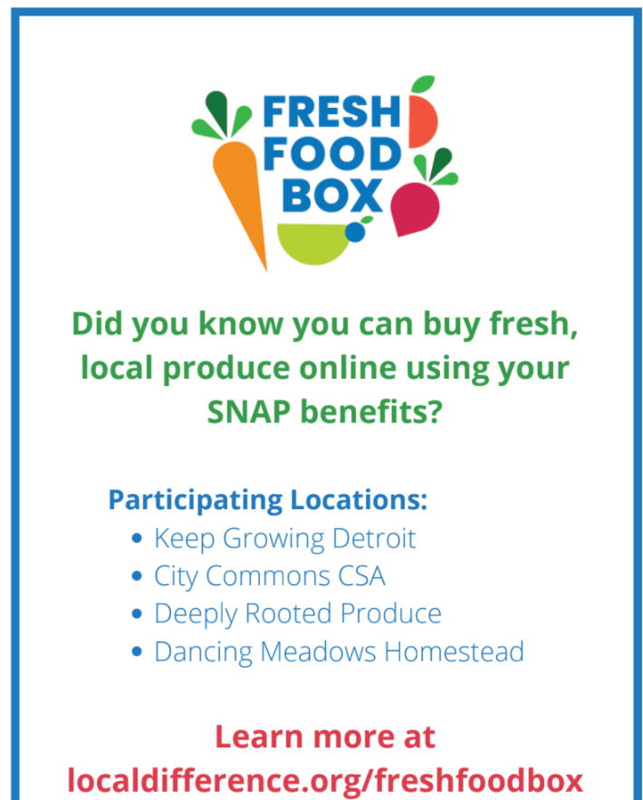 Did you know you can get fresh produce online using SNAP benefits?