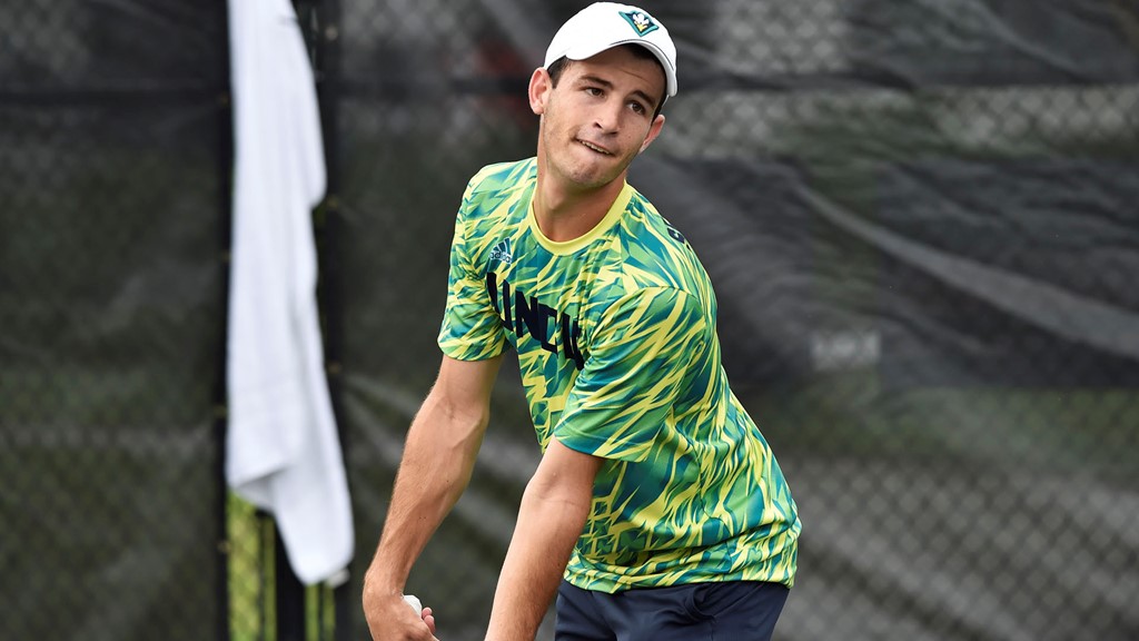CAASports's tweet photo. .@UNCWMensTennis junior Bruno Caula was chosen as the Most Outstanding Performer at the 2021 CAA Men’s Tennis Championship in a vote by the league’s coaches

Caula went 3-0 at No. 1 singles in the championship 

📰 https://t.co/ip02aDQHST https://t.co/sKH8ACQ6DI