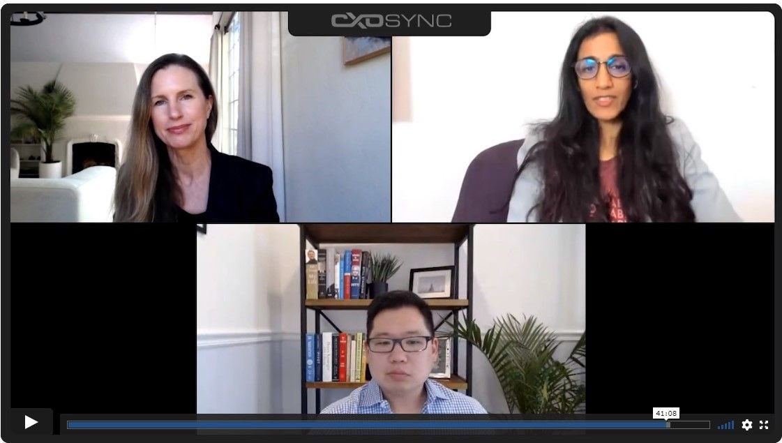 Tech needs more WOMEN CEOs.  It was a true honor to share a stage with two women CEOs - Alison McCauley and Dr. Ayesha Khanna - talking about how banks and financial institutions can digitally transform in a post-Covid world. CXOsync #CX #liferaydxp 
lnkd.in/g5PTsR5