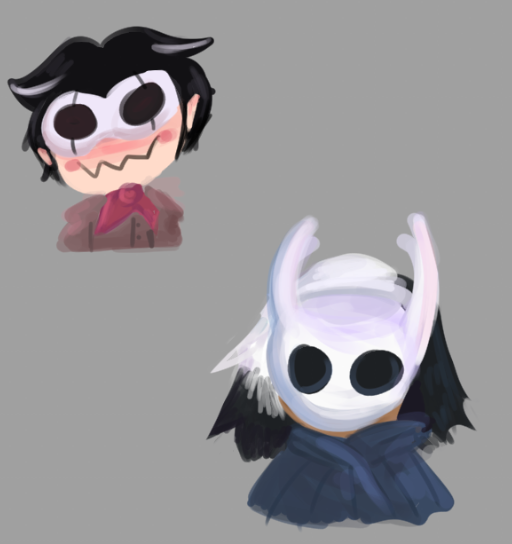 misc hk doodles i wanted to line but realized i had to show a gijinka ref first sorta so they just sat here i dont think i posted them on here before 