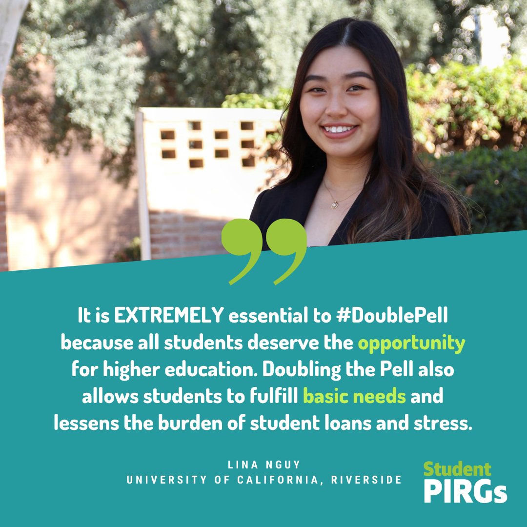 54% of students at UCR receive a #PellGrant to help them get through college but many still struggle with the cost of college. @RepMarkTakano, help Highlanders and #DoublePell @UofCalifornia @_UCSA @asucrexternal @CALPIRGStudent